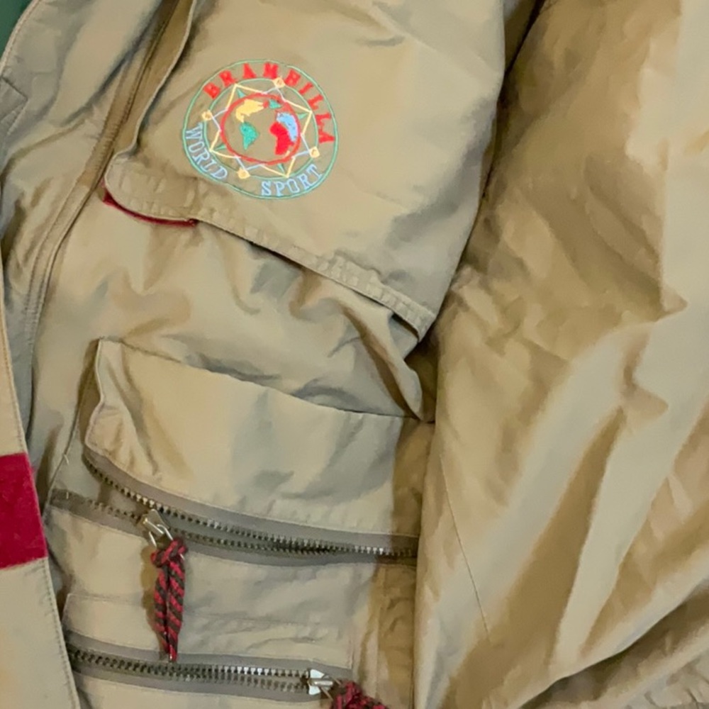 Vintage Brambilla 2-in-1 outdoor jacket. Lots of zippers and pockets. Good shape